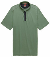 Gerry Men's Quick Dry Short Sleeve Polo Shirt Olive Large