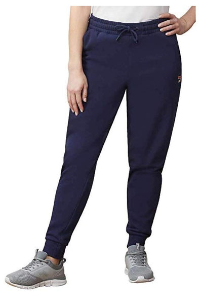 Fila Ladies' Heritage Jogger Fleece Sweat Pants Size L Blue