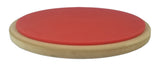 8in Drum Pad Practice Drum Set Accessories Colorful Drum Mute Pads - Round, Red