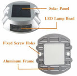 Set of 2 Waterproof LED Solar Powered Road Light Driveway Path Security Lamps