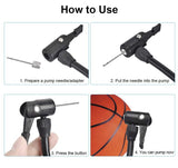 3 Pcs Inflating Needle Pin Nozzle Air Pump Valve Adaptor Sports Ball Soccer