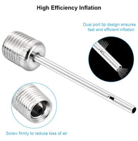 3 Pcs Inflating Needle Pin Nozzle Air Pump Valve Adaptor Sports Ball Soccer