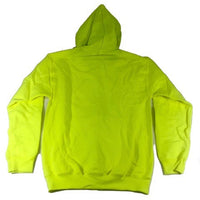 Mossy Oak Aqua Defense Full Zip Sweatshirt Camo Hoodie Safety Green Medium
