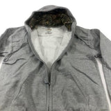 Mossy Oak Mens Aqua Defense Full Zip Sweatshirt Camo Hoodie Sport Grey XL