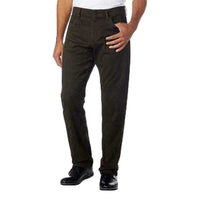 Calvin Klein Men's Stretch Flexible Waistband Textured Pants Olive Green 38X32