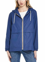 Weatherproof Vintage Womens Rain Slicker Jacket Twilight Blue 2XL