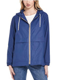 Weatherproof Vintage Womens Rain Slicker Jacket Twilight Blue Small