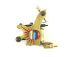 TATTOO MACHINE /GUN - RISING SUN - 10 WRAP CUSTOM BUILT HANDMADE replacement NEW