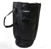 Zenison 11" Deluxe Conga Drum Gig Bag Travel Case Plush Heavy Duty Handle Strap