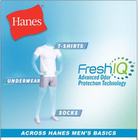 Hanes Men's 2-Pack X-Temp Performance Cool Crew Neck T-Shirts - 2XL Grey
