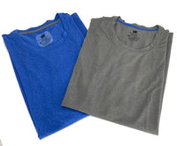 Hanes Men's 2-Pack Blue/Grey XL Performance Cool X-Temp Crew Neck T-Shirts