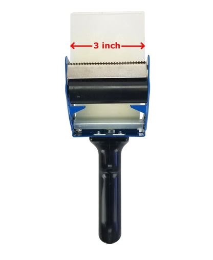 DELUXE TAPE DISPENSER GUN 3" Mousetrap Style Cutter Professional Grade Packaging