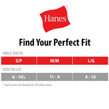Hanes Girls Tights, 2 Pairs Stockings Black Large (Little Girls & Big Girls)