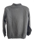 GILDAN Platinum Men's Cadet Collar Cotton Full Zip Sweatshirt Charcoal Grey Small
