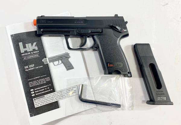 H&K USP CO2 Airsoft Pistol Black Refurbished Heckler & Koch 6mm Air Gu –  EDM Products Direct