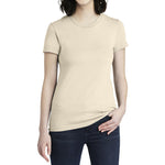 American Apparel Womens Size XSMALL 100% Cotton Fine Jersey T-Shirt 2102W CREME