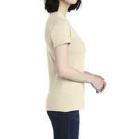 American Apparel Womens Size XSMALL 100% Cotton Fine Jersey T-Shirt 2102W CREME