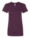 American Apparel 2102W 100% Cotton Women's Fine Jersey T-Shirt Eggplant Small