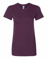 American Apparel 2102W 100% Cotton Women's Fine Jersey T-Shirt Eggplant XS