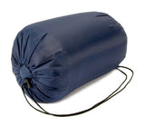 SLEEPING BAG MUMMY Type 8' Foot BLUE ORANGE 20+ Degrees F with Carrying Bag