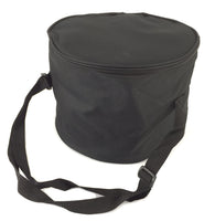 Padded Tom Tom Drum Gig Bag 10.5" x 8"  Black  Adjustable Shoulder Strap