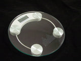 Digital ROUND GLASS Personal SCALE - Body Bath Health