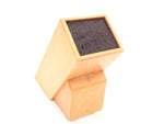 NEW KNIFE BLOCK - BEECH WOOD Universal Rod Insert Type