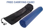 YOGA MAT - SUPER THICK w. CARRY BAG - Excersize Fitness