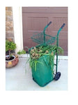 PORTABLE GARDEN ROLLING YARD CART - FOR PRUNING, CLEANUP Removable Leaf Bag NEW