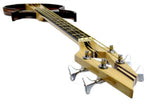 SILENT BASS GUITAR Sandalwood Hollow Body Electric-Acoustic Headphones Included