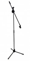 DOUBLE MICROPHONE STAND BOOM MIC ARM Adjustable Over 7' Foot Mike Stage Tripod