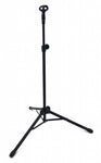 STRAIGHT MICROPHONE STAND 5' Foot ADJUSTABLE SINGLE MIKE CLIP TRIPOD STAGE - NEW