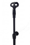 STRAIGHT MICROPHONE STAND 5' Foot ADJUSTABLE SINGLE MIKE CLIP TRIPOD STAGE - NEW
