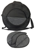 Deluxe CYMBAL BAG - PLUSH BLACK OXFORD NYLON drums NEW!