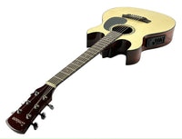 Thin-Line Solid Guitar Acoustic / Electric Double Cutaway