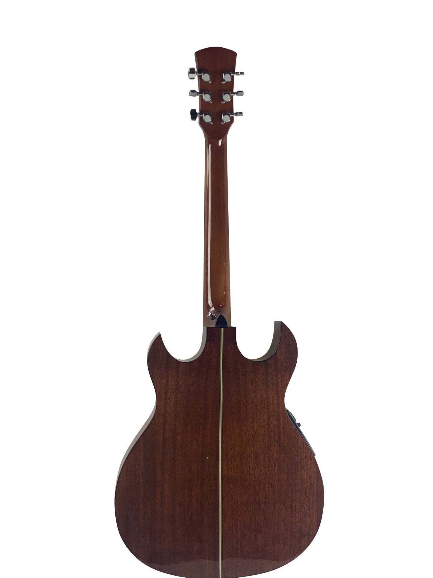 Thin-Line Solid Guitar Acoustic / Electric Double Cutaway