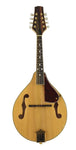 8-String MANDOLIN A-Style NATURAL WOOD Acoustic SANDALWOOD, SPRUCE Gold Hardware