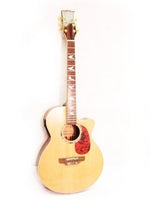 ACOUSTIC-ELECTRIC GUITAR Single Cutaway Mother of Pearl Dove Inlays - Spruce NEW