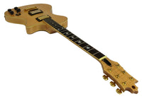 ELECTRIC GUITAR - NATURAL Maple WOOD Star Inlays Vintage Gold Parts