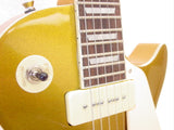ELECTRIC GUITAR - GOLD TOP Metallic SOAP BAR PICKUPS Custom NEW
