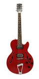ELECTRIC GUITAR - CHERRY RED QUILTED MAPLE - HOLLOW BODY F-Soundhole SUPREME