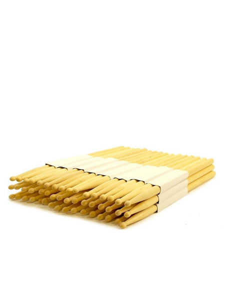 Zenison - 12 PAIRS - 2A WOOD TIP NATURAL MAPLE DRUMSTICKS