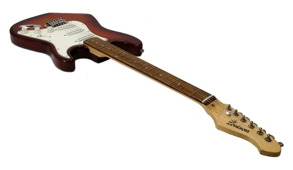 Strat - St Flame Maple - Sunburst Tobacco Exotic Wood - Custom Electric Guitar