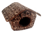 Pet Tent - Brown & White Fur- Dog Cat Tent House Bed Kennel