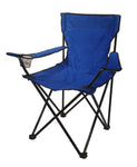 EDMBG FOLDING CAMP CHAIR with Bag - Hiking Fishing Beach Tailgating Quad - Light Duty