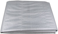 Cover Tarp Silver Heavy Duty 9' X 12' Ft Canopy Awning Tarp Car Boat Cover NEW