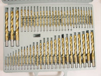 DRILL BIT SET - 115 PIECE - TITANIUM METAL SUPER SALE $