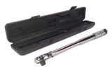 TORQUE WRENCH - 1/2" inch - MICROMETER CLICK ADJUSTABLE