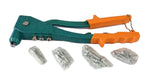 Hand Riveter 10" Pop Hand Rivet Gun + 4 Size Rivets - Interchangeable Heads New