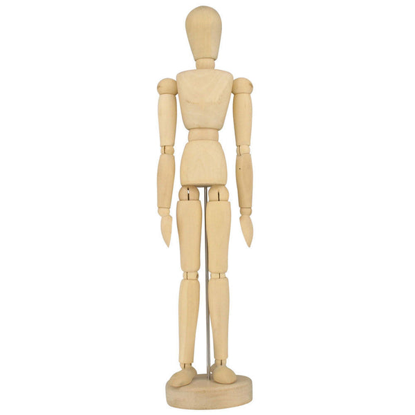 US ART SUPPLY 16 inch Male Articulated Mannequin for Drawing & Artists